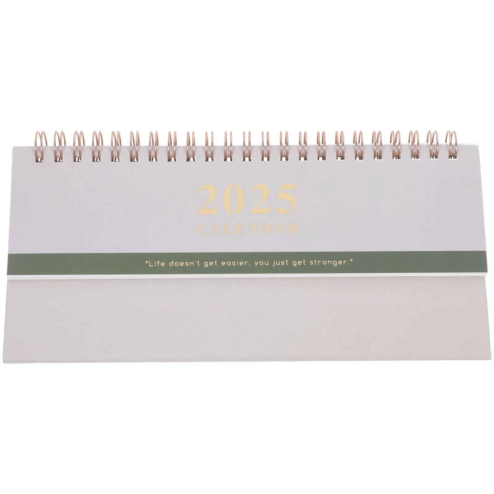 

Long Desk Calendar Modern Style Standing Flip Calendar Functional Monthly Planner for Office Desk Home School Desktop Organizer