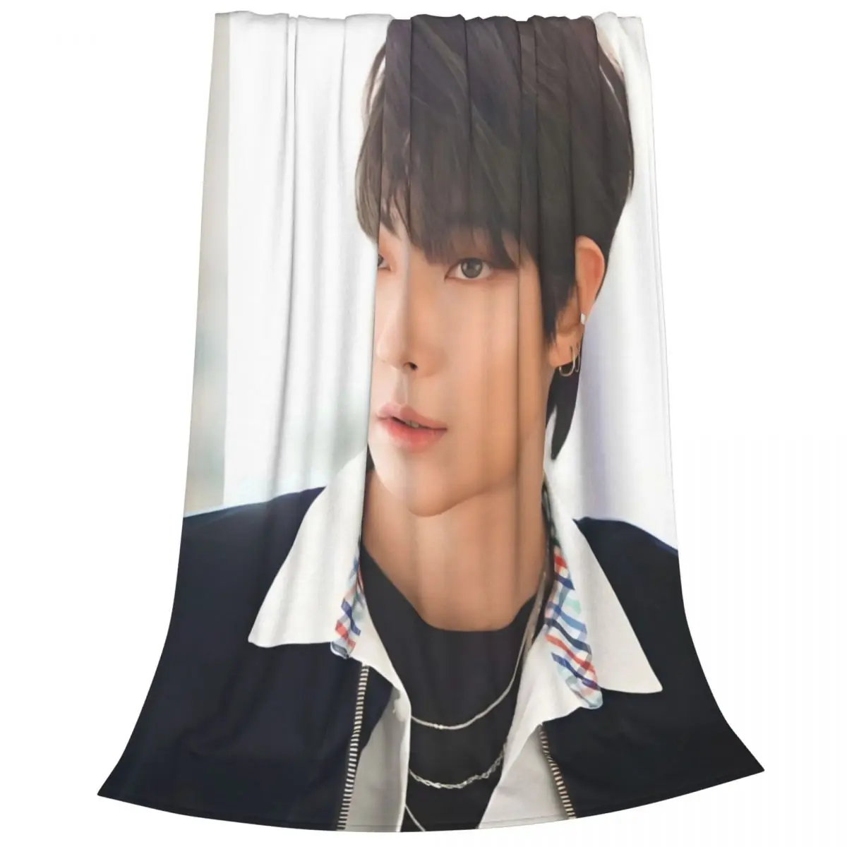 Hwang In Yeop (1) Blanket Sofa Bedroom Bed Home Office Nap Blanket Car Travel Picnic Blankets Gift