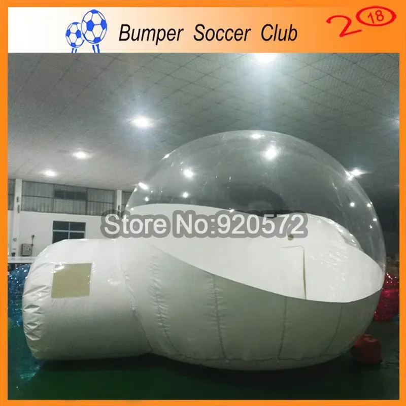 Free Pump ! PVC Inflatable Bubble Balloon Tent Outdoor Single Tunnel Inflatable Bubble Tent for Sale