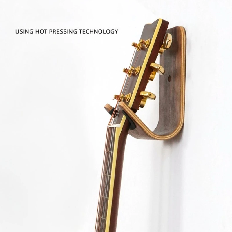 Guitar Wall Hanger Guitar Wall Mount Hook Ukulele Hanger Wall Hook Holder Stand Hardwood Guitar Wall Mount Bracket