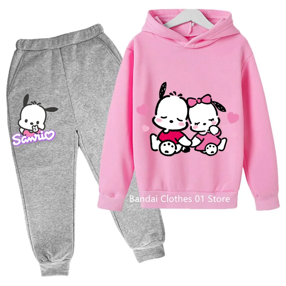 

Детские толстовки полакко Kawaii Модный пуловер свитшот Аниме Костюм для тренировок манга Мультфильмы для девочек мальчиков и детей осенняя повседневная одежда