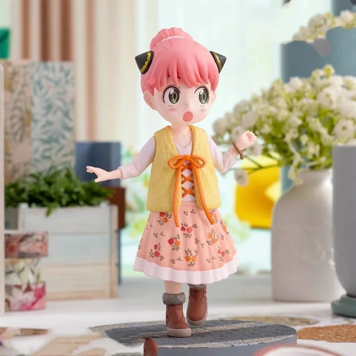 KO Kimono Anya Doll Action Figure SPY×FAMILY Anime Figures Model Decoration Toys for Children Anya Figures Birthday Gift