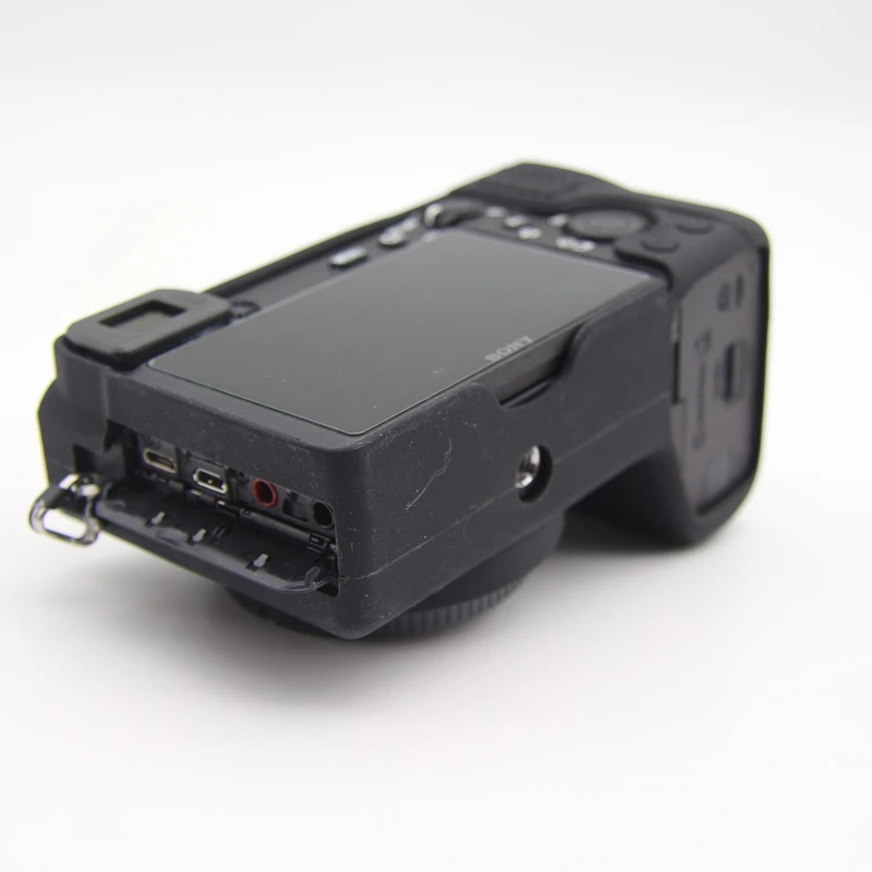 Silicon Armor Skin Case Body Cover Protector for Sony Alpha A6600 ILCE6600 ILCE-6600 Mirrorless Camera Shell Protective Soft Bag