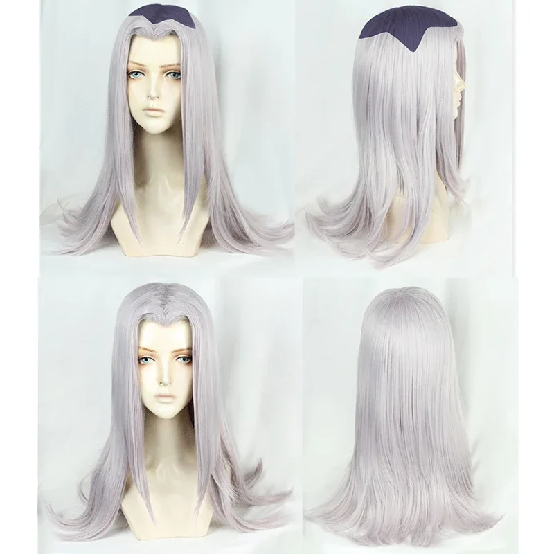 JoJo's Bizarre Adventure Leone Abbacchio 60cm Long Heat Resistant Hair Perucas Cosplay Costume Wig   Free Wig Cap