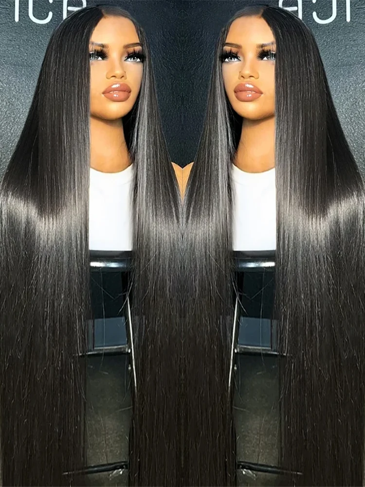 

Бесклеевые прямые 13x парики спереди на шнуровке Wear Go 7x5 Парик из натуральных волос Предварительно сорванный плотность 220 38 дюймов 4x4 Парик фронтальной части шнурка для женщин