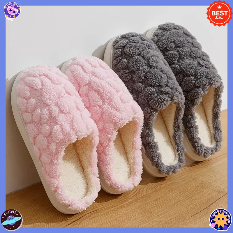 

2025 Winter New Unisex Suede Cotton Slippers - Warm and Comfortable Casual Indoor Shoes, Soft Fleece Lining, Non-Slip Home Shoes