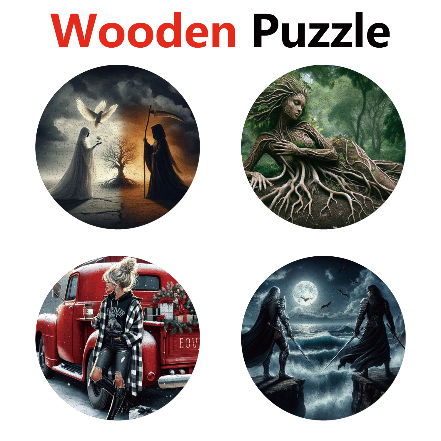 

Ангел Дерево Демон Модель Животные Пазлы Высокое Качество Пазл Деревянный Пазл Лучший Рождественский Подарок