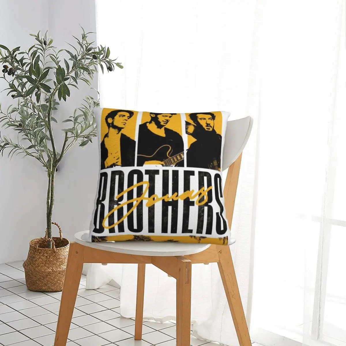 Jonas Brothers Music Square Pillow Case Throw Pillow 45*45cm Pillowcover Home Decor