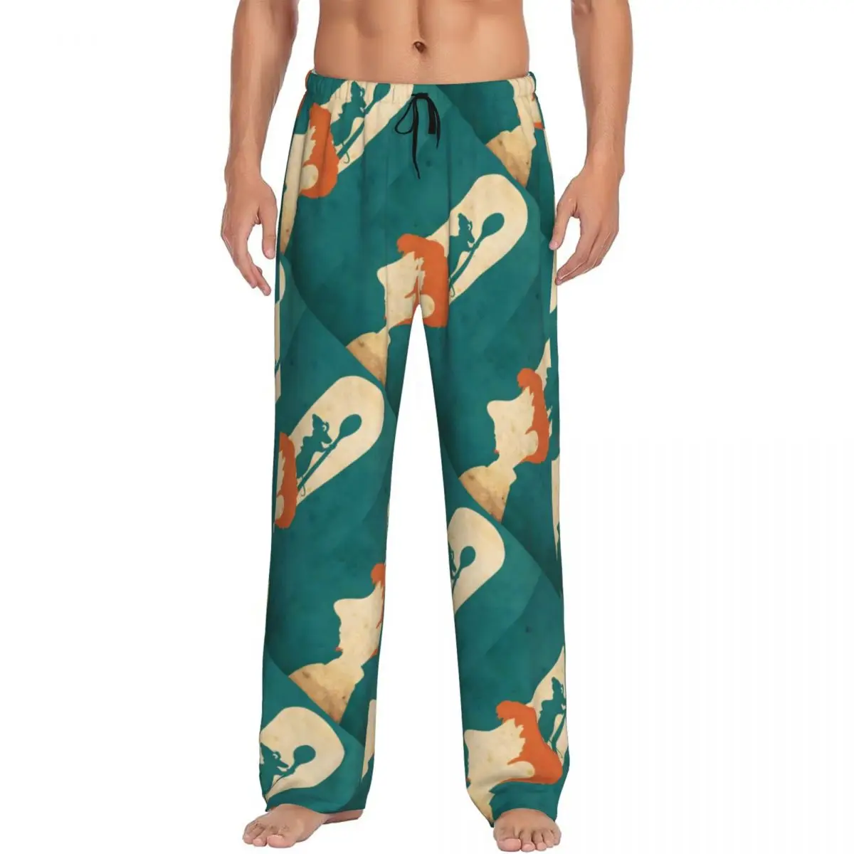 الخريف الشتاء الرجال الاطفال راتاتوي الأسرة مطابقة وتتسابق السراويل طباعة كوميديا ماوس الرسوم المتحركة مع جيوب Sweatpants #5