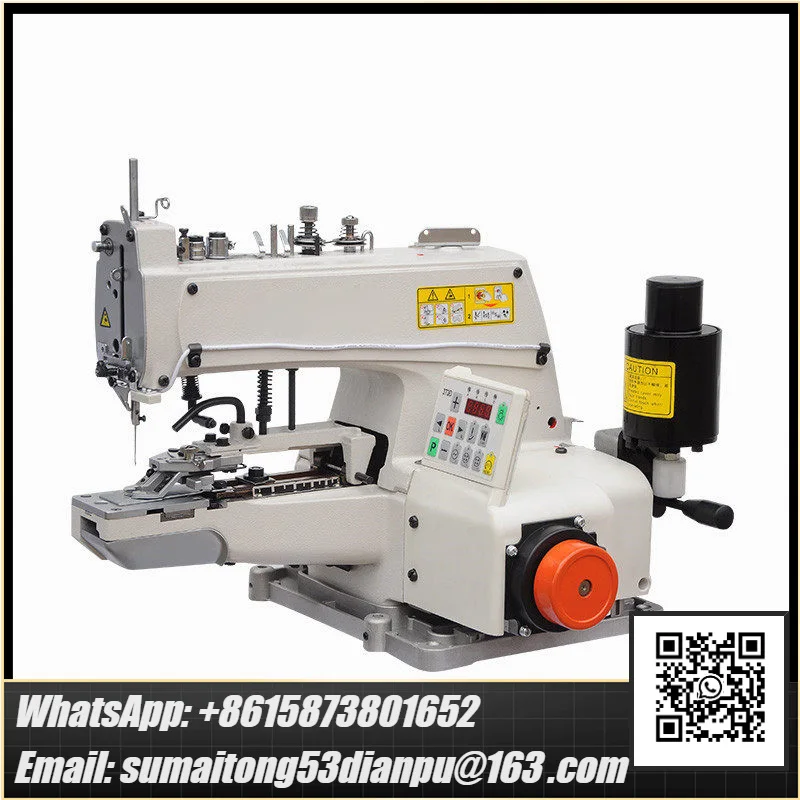 Computer-Controlled Button-Attaching Machine, Automatic Eyelet Machine, Industrial Eyelet and Button-Sewing Machine(Customized)