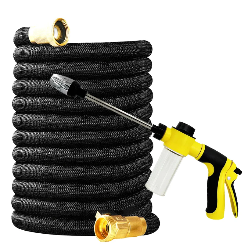 Garden American Standard 3/4 Water Pipe, With Adjustable Foam Water Gun, Garden Water Pipe, Used For Garden Irrigation Tools