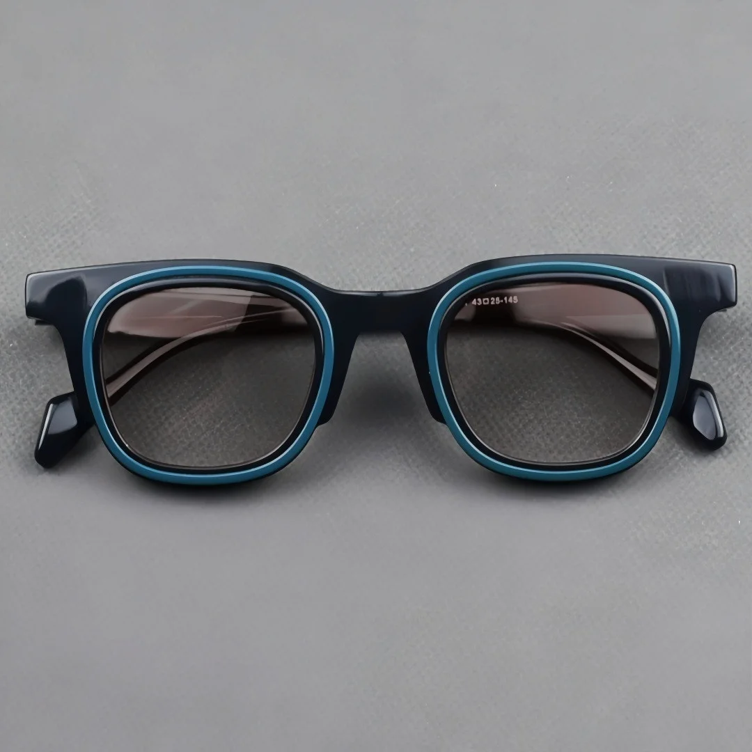 

Sunglasses Thick Heavy Japanese Style Men Fashion Myopia Sun glasses brand Acetate High Quality Classical Sunglass 0-50-75 to -6
