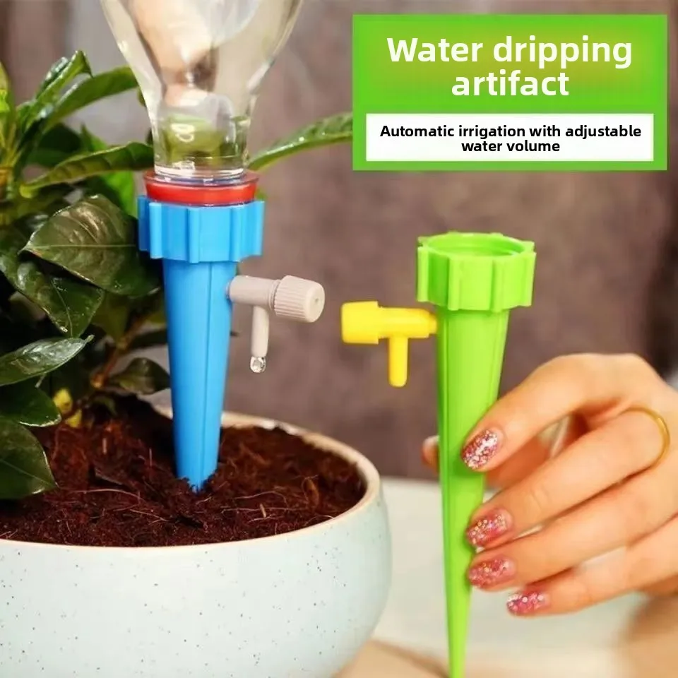 Automatic Drip Irrigation System Self Watering Spike for Flower Plants Greenhouse Garden Adjustable Auto Water Dripper Device
