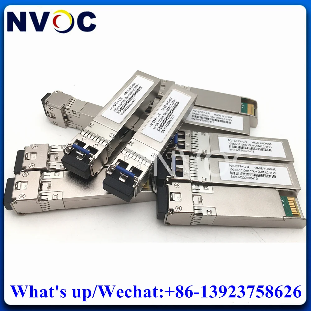 20Pcs 10G 1310nm 10KM LR Module,GBIC 10GB SFP+ 10GBase Duplex LC Transceiver Compatible MikroTik/Ubiquiti S+31DLC10D