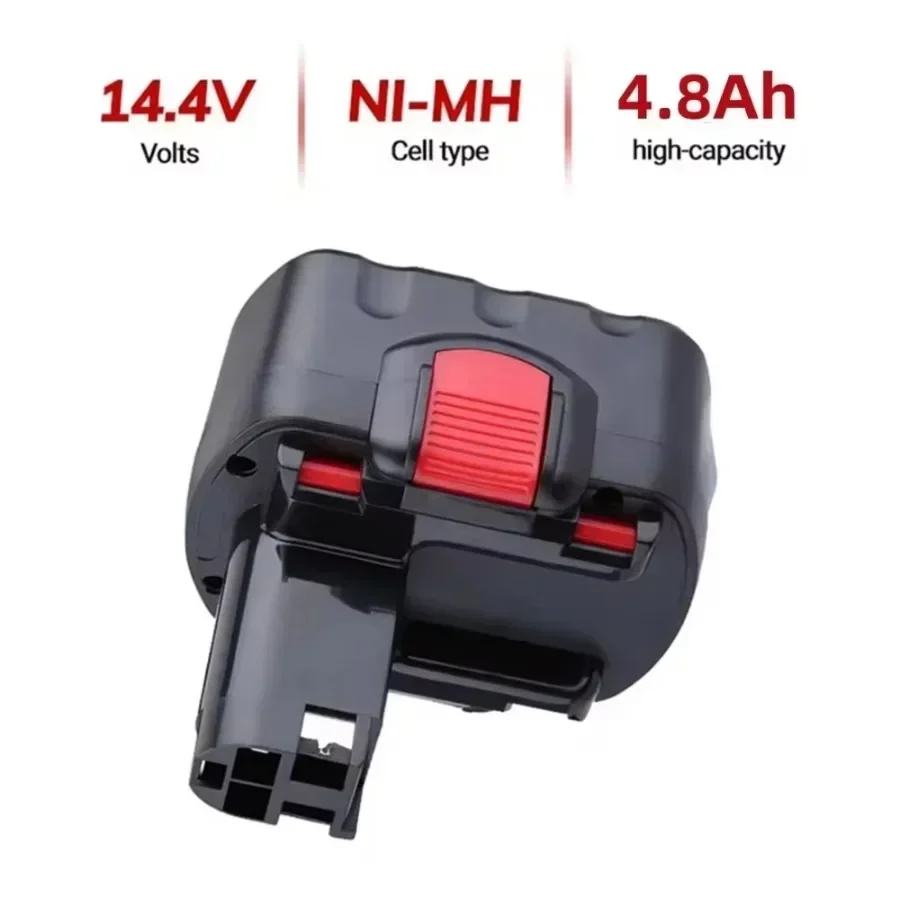 12800mAh 14.4V Bottool - Power Tool Battery for Bosch BAT038 BAT040 BAT140, PSR 14.4VE-2 GSR 14.4V GDS 35614 BAT041