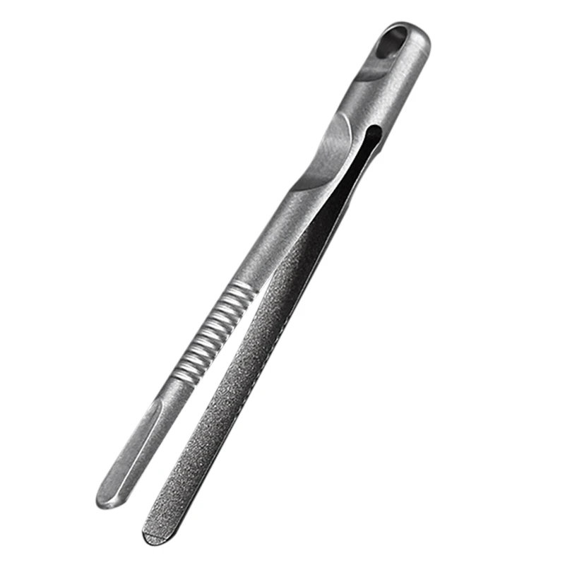 

for Titanium Alloy Tweezers Non-magnetic Tweezers TC4 Tweezers Multifunctional Survival Pick Up Tweezers for Camping Out