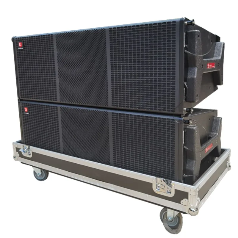 Dual 12 Inch Active Passive Line Array Professional Loudspeaker for Stage