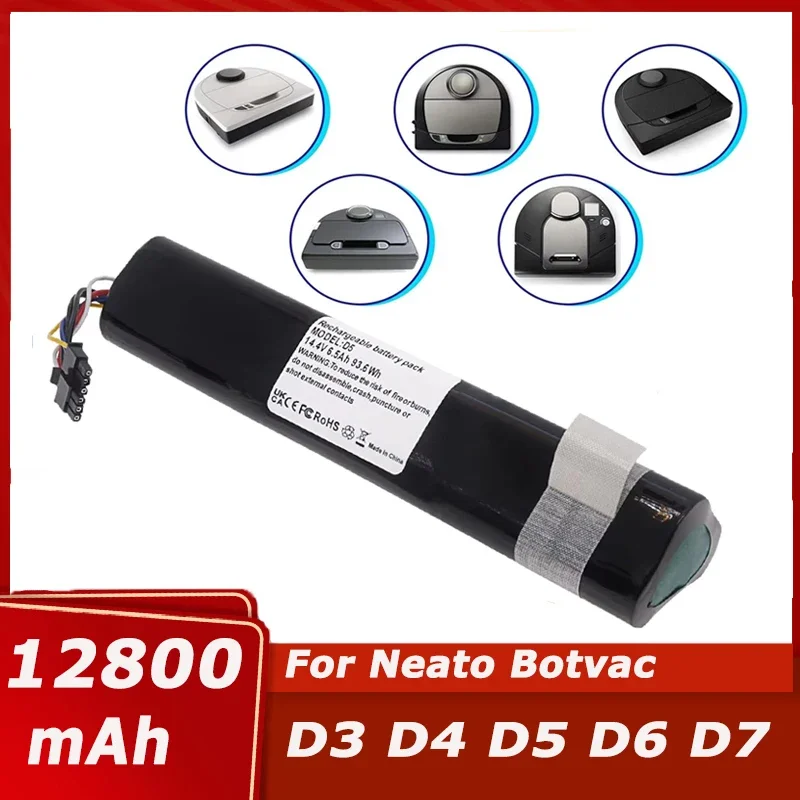 

Replacement Battery 14.4V 6800mAh for Neato Botvac D3 D3+ D4 D5 D5+ D6 D7 D301 D303 D502 D503 D701 205-0011 Sweeping Robot