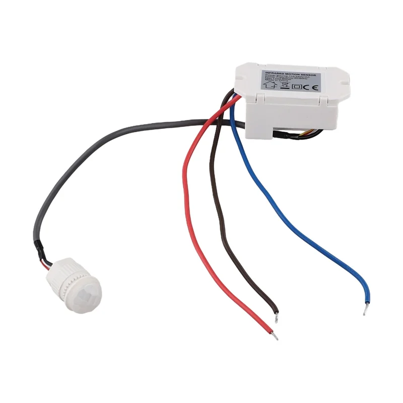 ABAN Practical Useful Wall PIR Sensor Detector Light Switch 50/60Hz 6M Motion Occupancy Rest Dips 220-240V/AC 360°