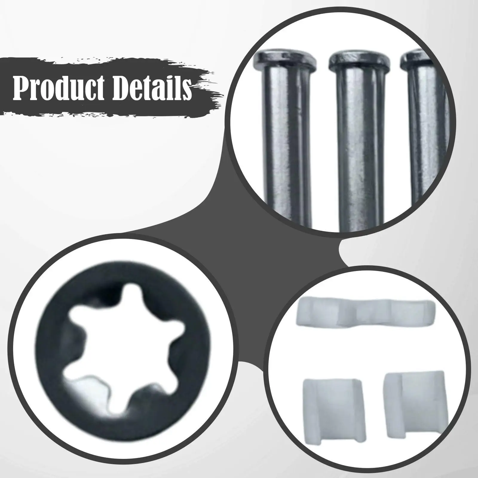 طقم دبوس إصلاح ذراع المظلة صيانة قوية وسهلة التركيب 5 مثبتات ممتازة #5