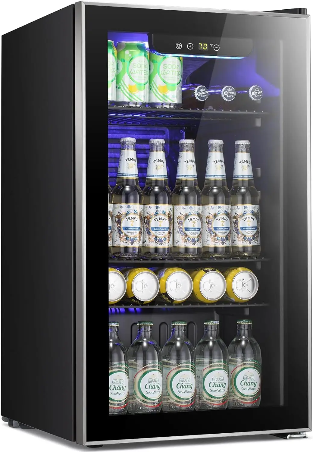 

Star Beverage Refrigerator -125 Can Mini Fridge for Soda Beer or Wine,Small Drink Dispenser, For Office or Bar