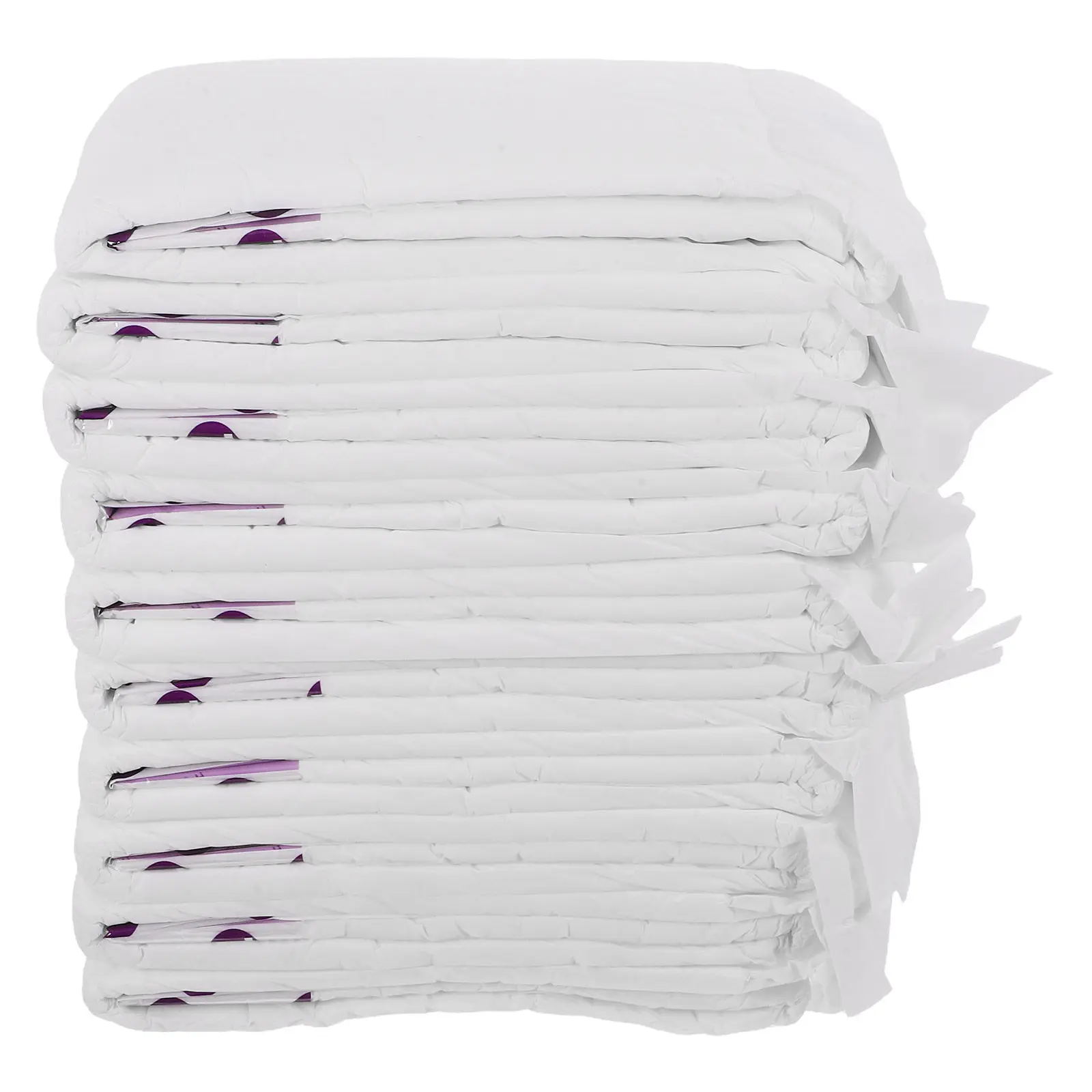 10Pcs Adult Diapers Soft Breathable Water-Absorbing for Elderly Incontinence Protection Prenatal Wheelchair Users Simple