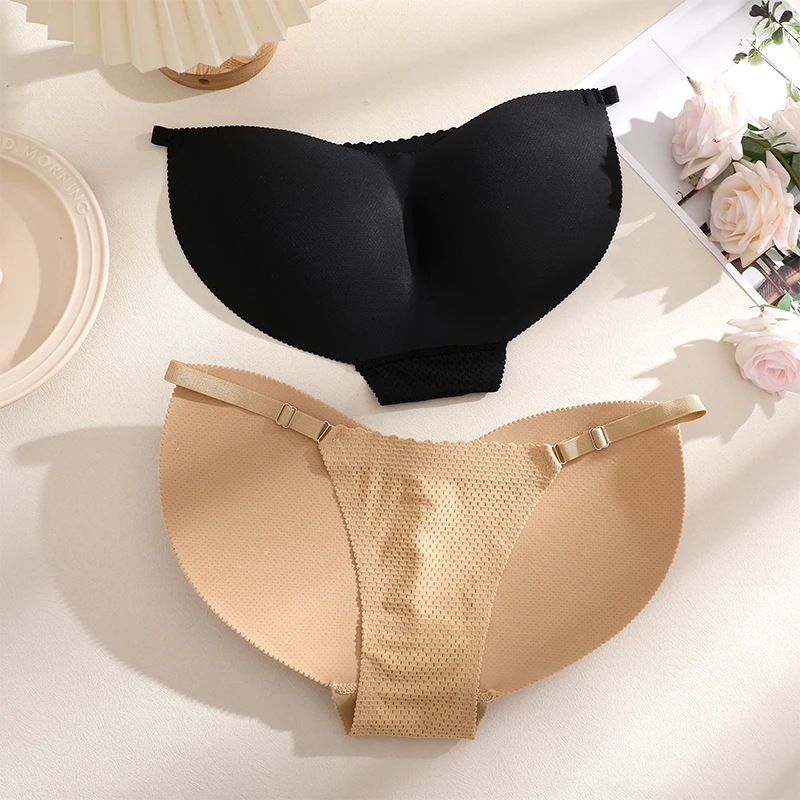 Hip Padded Panties Butt Lifter Women Shapewear Push Up Shaper Panties Control Briefs Mesh Fake Ass Panty with Hip Pads Underwear