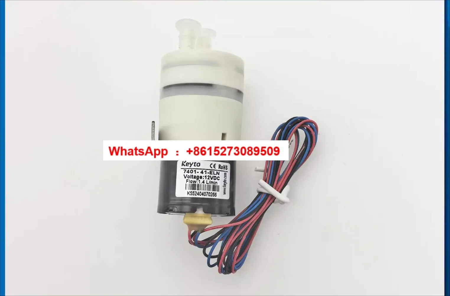 

Air Pump, Snow Dillon Rotary Pump 7401-41-ELN 12VDC 1.4L/min