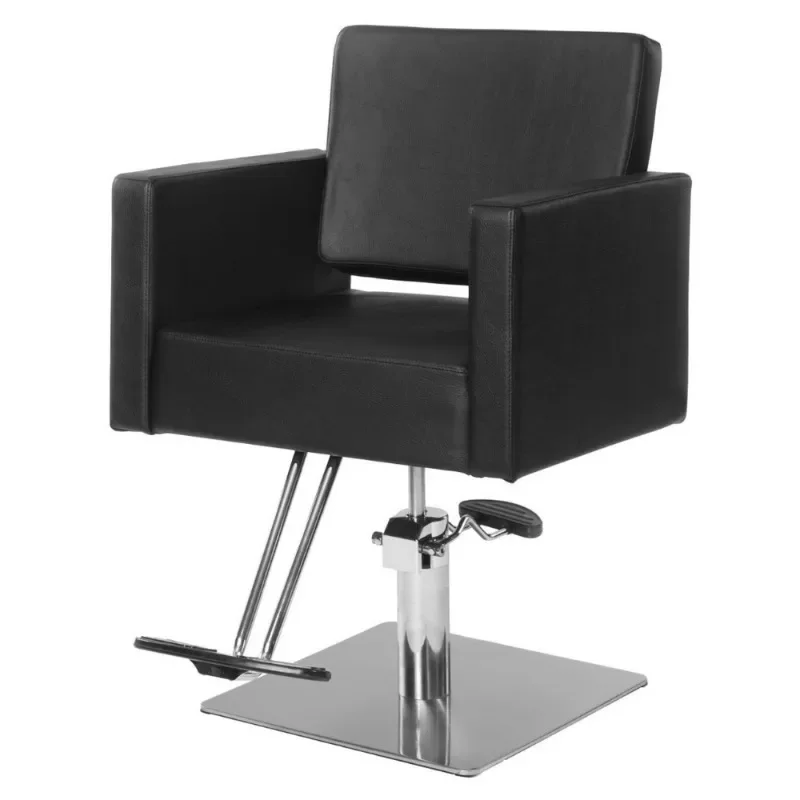 Lite Barber Chair, Lifting Hairdressing Chair with Stainless Steel Foot Chair