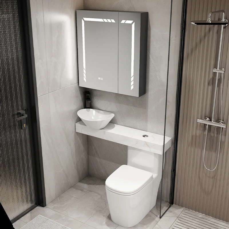 Toilet with washbasin, 2-in-1 washstand, integrated toilet, washbasin, toilet, toilet