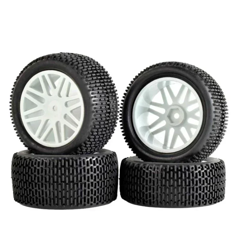 

4Pcs for Wltoys 144001 124019 104001 RC Car Upgrade Parts 1/10 1/12 1/14 Scale Off Road Buggy 85mm Tires Wheel Tyre