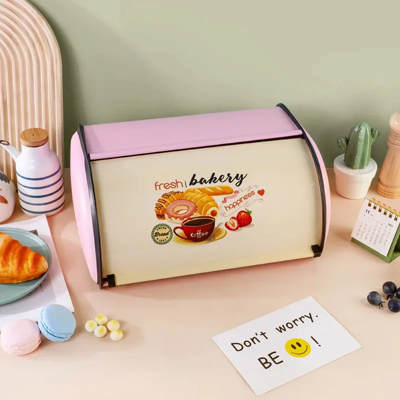 

Flip-Top Storage Box, Large Capacity Organizer for Bread, Snacks, Makeup Tools, Medicines and Small Items, Home Use