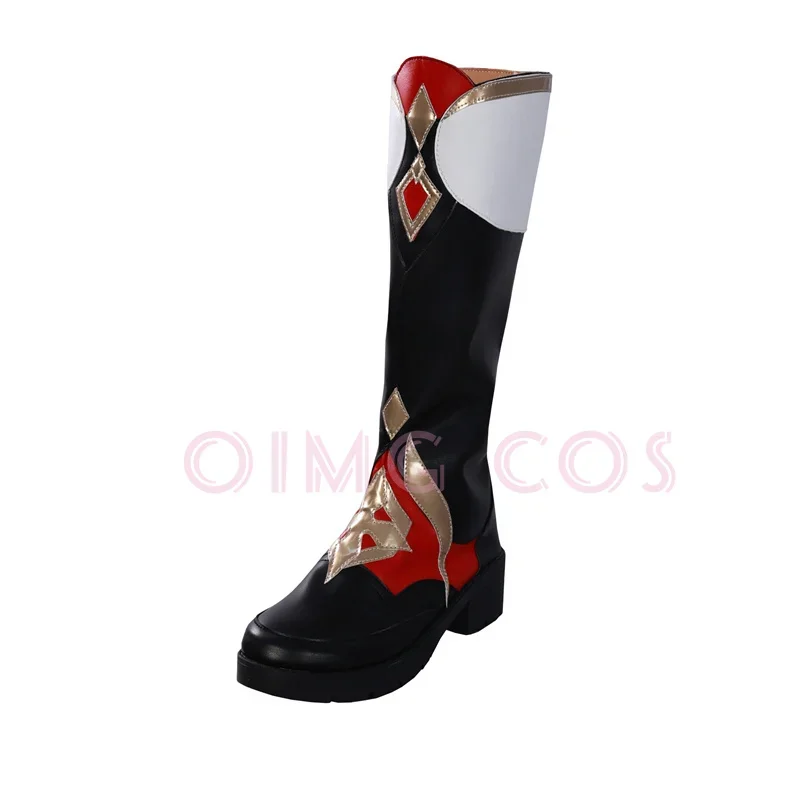 Dahlia cosplay sapatos estilo anime chinês halloween para genshin impacto feminino jogo