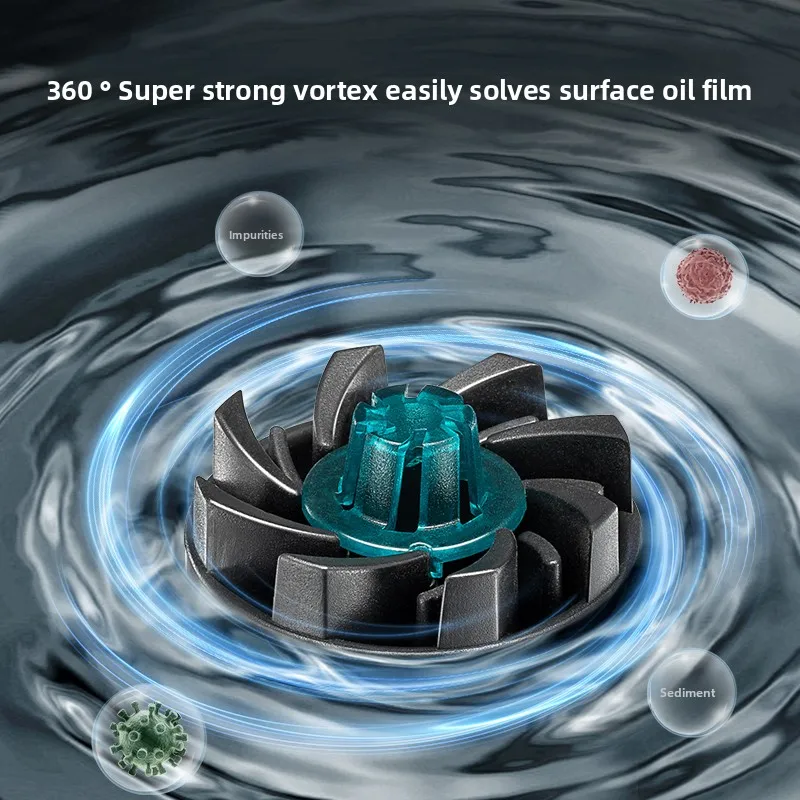 Fish Tank Electric Oil Film Remover Magic Tool Water Surface Oil Film Treatment Oxygenation Silent Circulation Filter