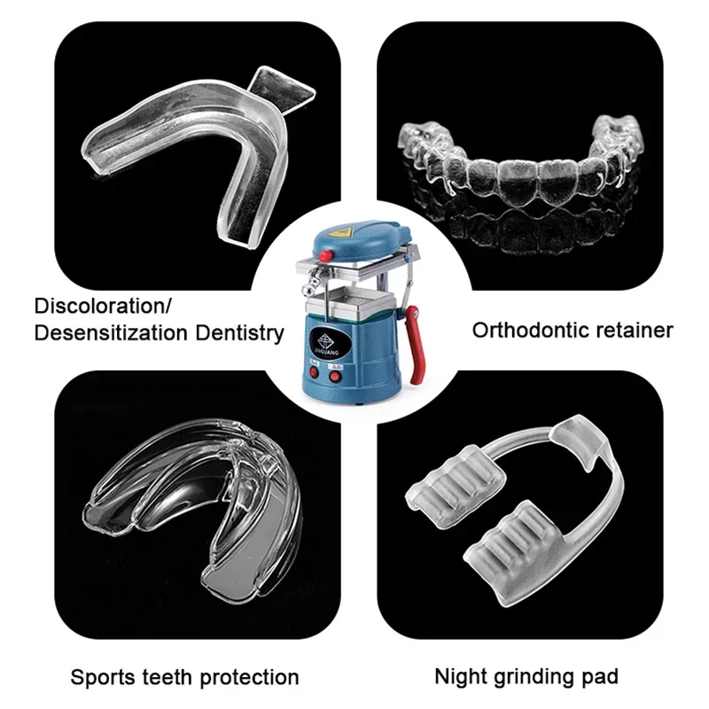 ماكينة تشكيل وصب فراغ الأسنان ماكينة تصفيح معدات طب الأسنان ماكينة تشكيل الفراغ 110 فولت/220 فولت 1000 وات