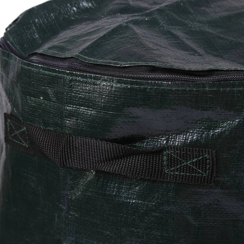 Organic Waste Kitchen Garden Yard Compost Bag, Ambiental PE Plantador de pano, Eliminação Compost, Novo, 2X
