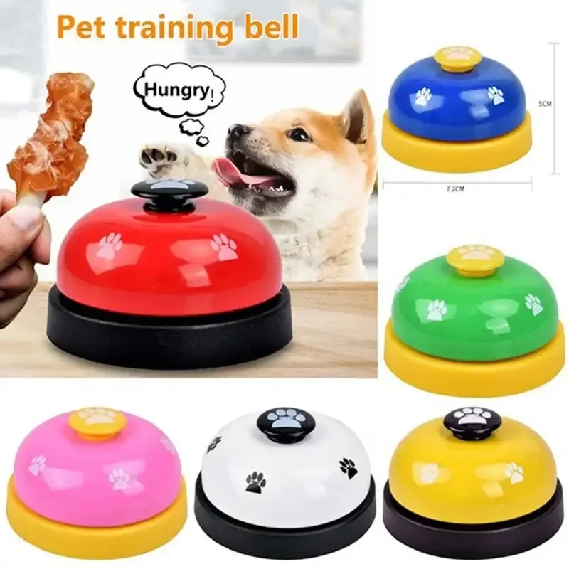 

Pet Call Clock Dog Toy Cat Feeding Trainer Voice Education Training Pet Supplies Pet Paw Print Bell