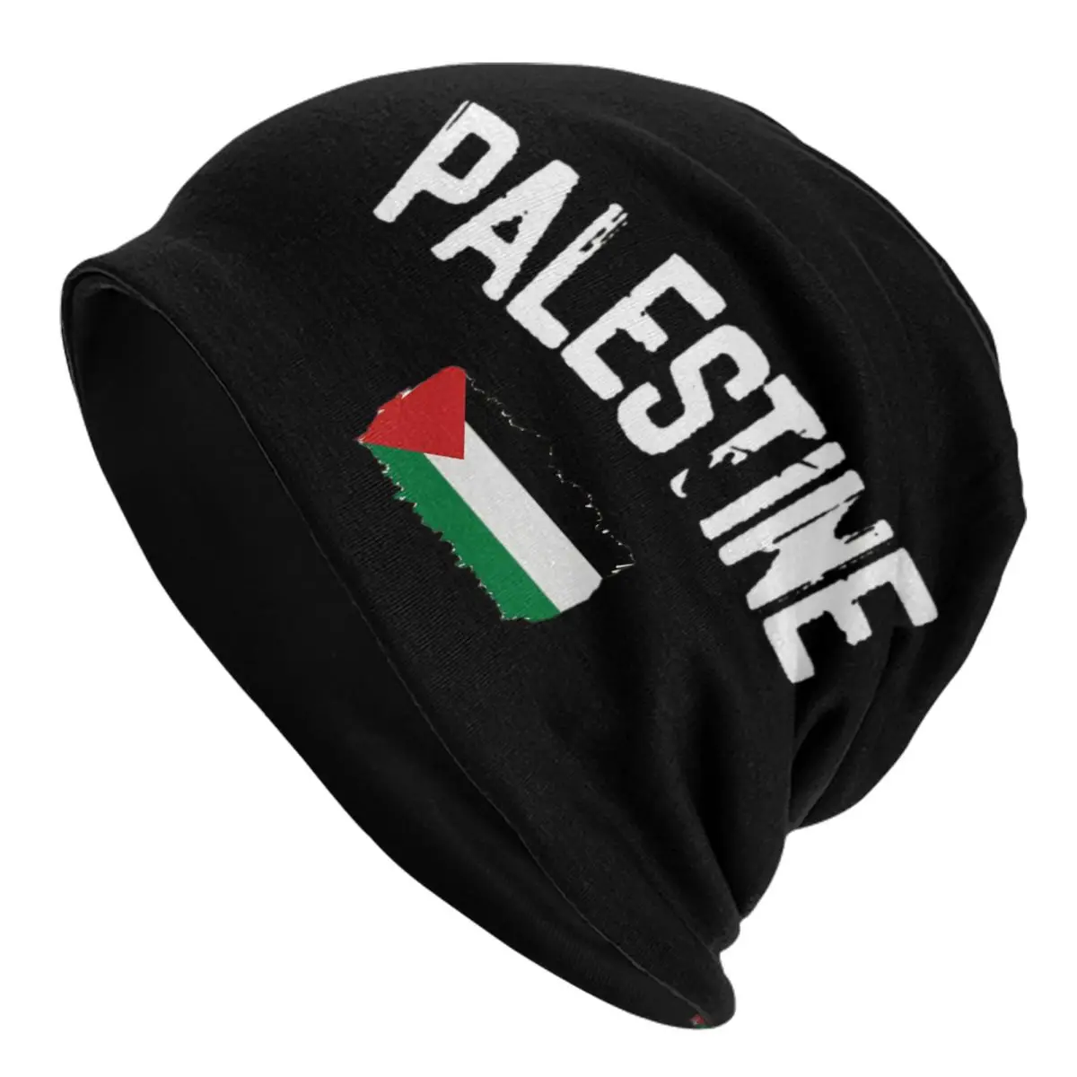 Palestine Flag Bonnet Hat Vintage Outdoor Skullies Beanies Hat Unisex Knitting Hats Warm Multifunction Cap