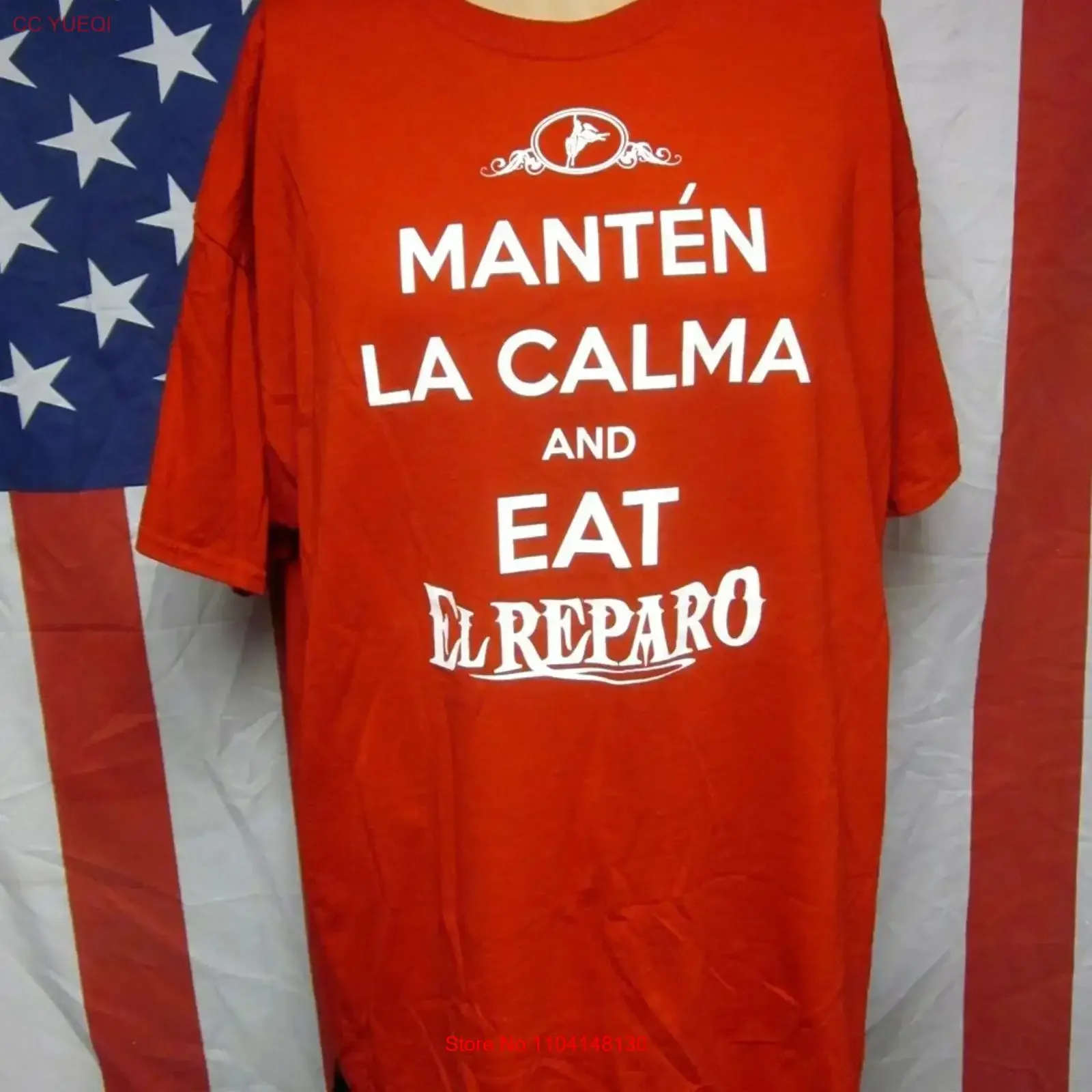 Camiseta EL REPARO Mexican Restaurant 2XL Indiana XXL Liberty Rushville, estilo vintage, lavada, con gráfico elástico, ligeramente elegante
