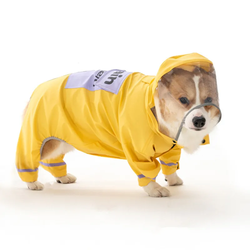 

Плащ для собак-мопсов, непромокаемая одежда для французского бульдога, вельш-корги, Сиба-ину, одежда для собак, костюм для собак, одежда для домашних животных, куртка