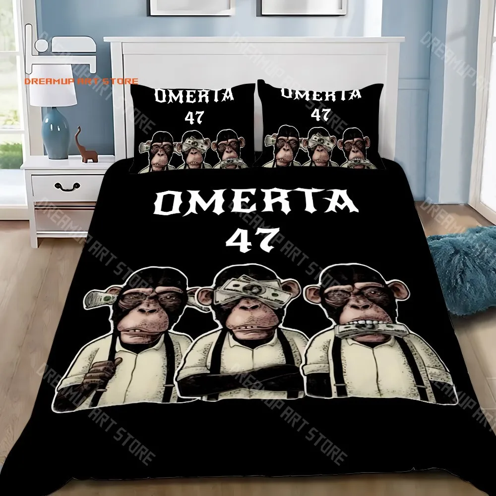 2026 Duvet Cover Pillowcase Bedding Set Adult Boy Omertas M-Maes Girl Bedroom Decoration Children Gift Single Double Large Size