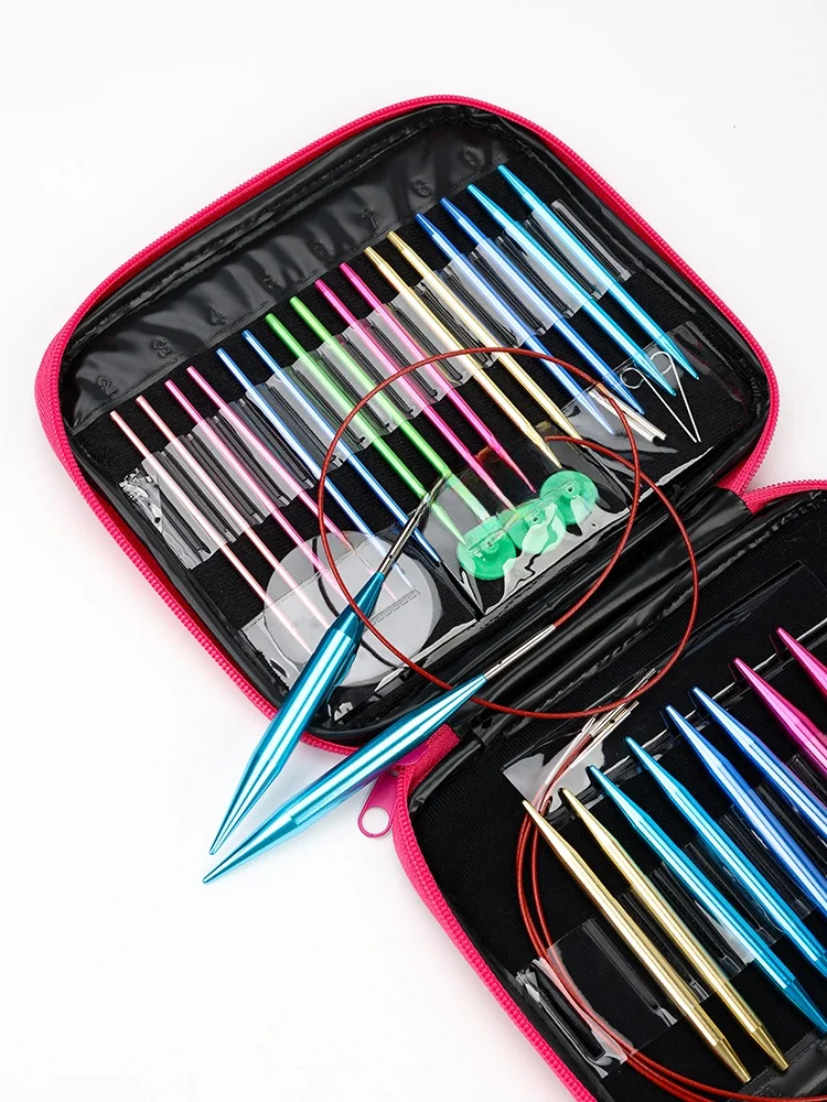 

Съемное кольцо, вязальная игла, инструмент для свитера, пряжа для вязания крючком, игла для вязания, сумка для хранения, домашний текстиль, шитье своими руками