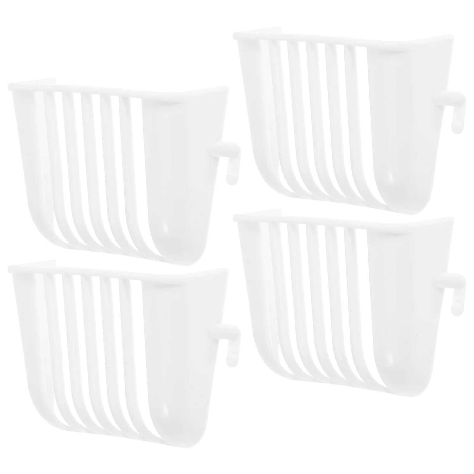 

4pcs Vegetable Feeder For Birds Hanging Bird Cage Accessories Parrot Food Holder Outdoor Indoor Use Multifunctional Feeding