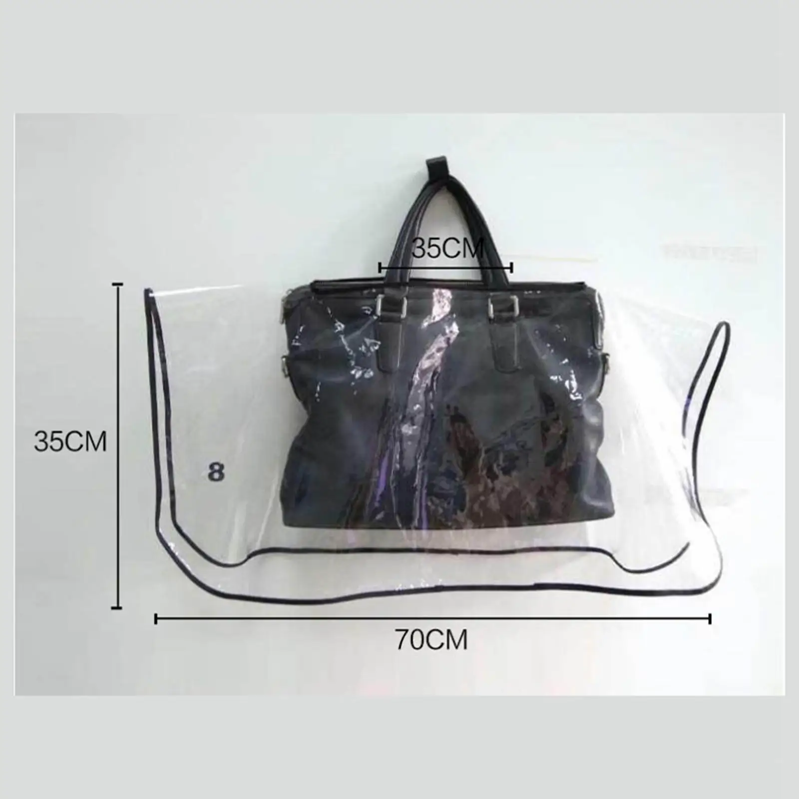 Raincoat Protector for Handbags Durable Plastic Outdoor Foldable Rain Hood