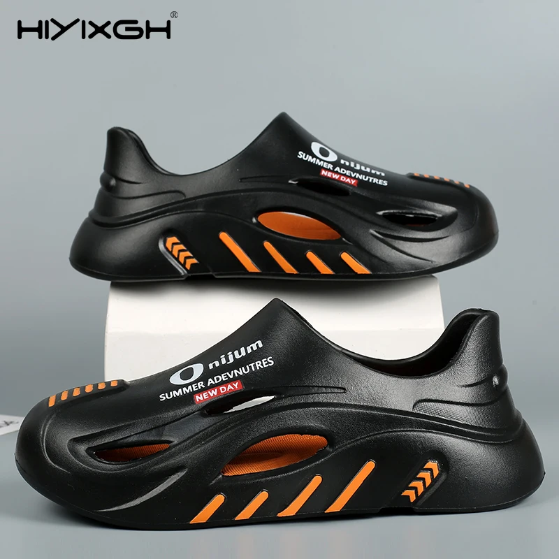 Men Summer Comfortable Beach Sandals Male Flip Flops Outdoor Thick Soft Clogs Casual Man Water Garden Shoes Women Beach Slippers