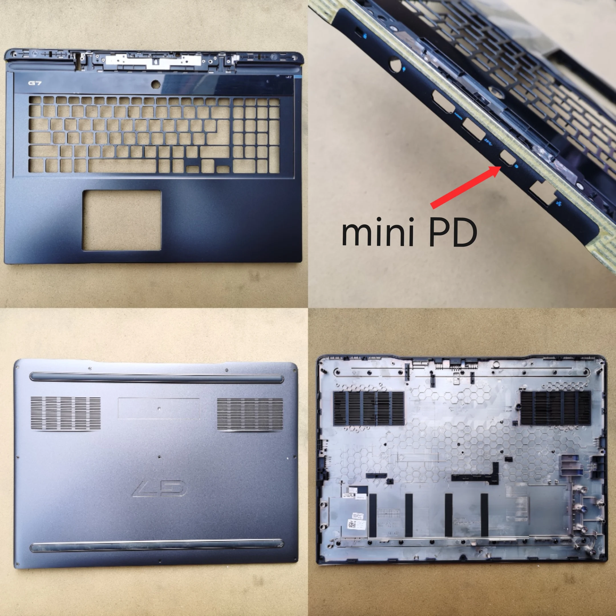 

New laptop for DELL G7 17 7790 upper case cover palmrest/bottom case cover