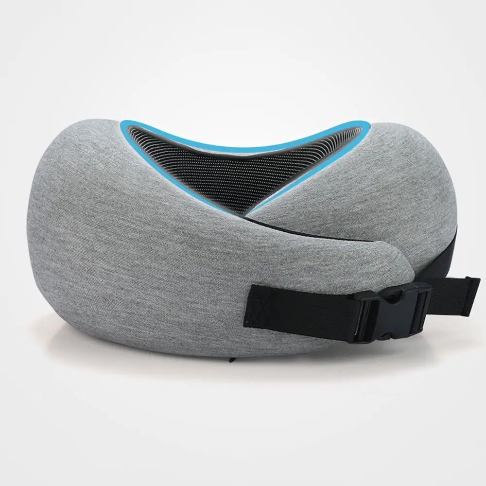 Healthcare Snail Style Travel Neck Pillow Portable Adjustable U-shaped Pillow Durable Detachable Cervical Cushion Noon Break