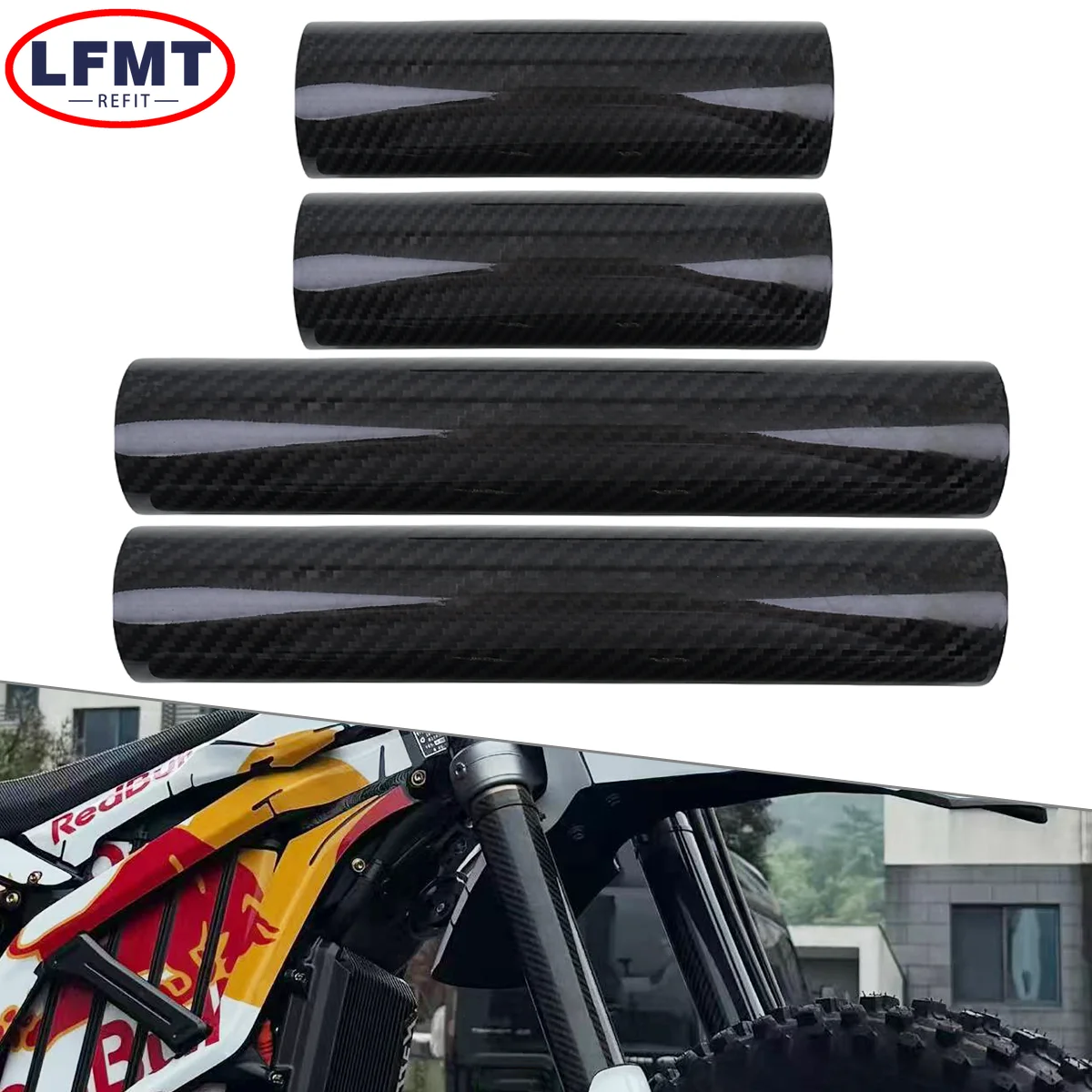 Motorrad Carbonfaser Vordergabelschutzabdeckung für Surron Sur-Ron S X ULTRA BEE Sur Ron Elektro-Motocross-Teile Dirt Bike
