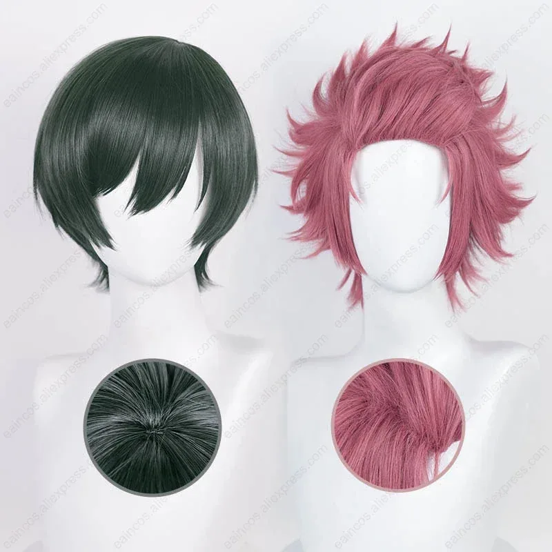 

Anime Rin Itoshi/Sae Itoshi Cosplay Wig 30cm Short Wigs Heat Resistant Synthetic Hair Halloween Party