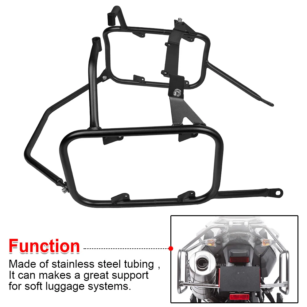 

Для мотоциклов BMW F700GS 2012-2016, F800GS 2009-2017: Боковая багажная полка, кронштейн для кофров, держатель для седельных сумок F800 F700 GS